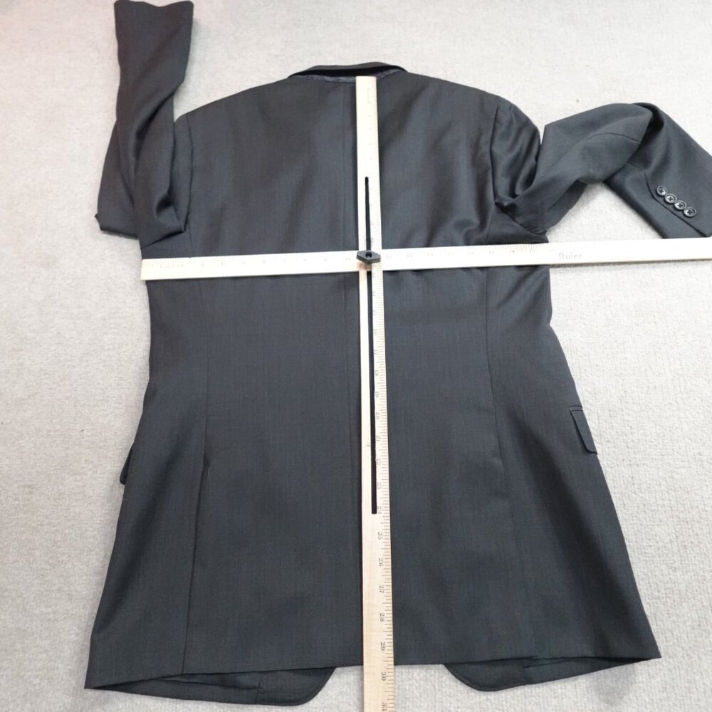 Bonobos Blazer 40r Gray Solid 2 Button Standard F… - image 4